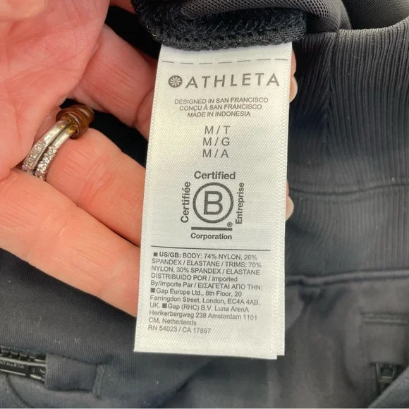 NWT Athleta Venice Joggers Medium Tall Black - Picture 12 of 16